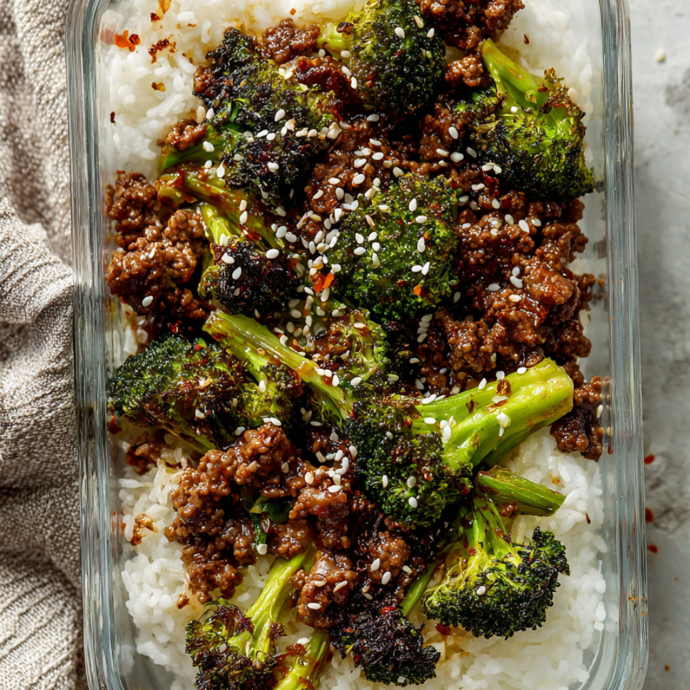 4. Ground Beef and Broccoli Bowl