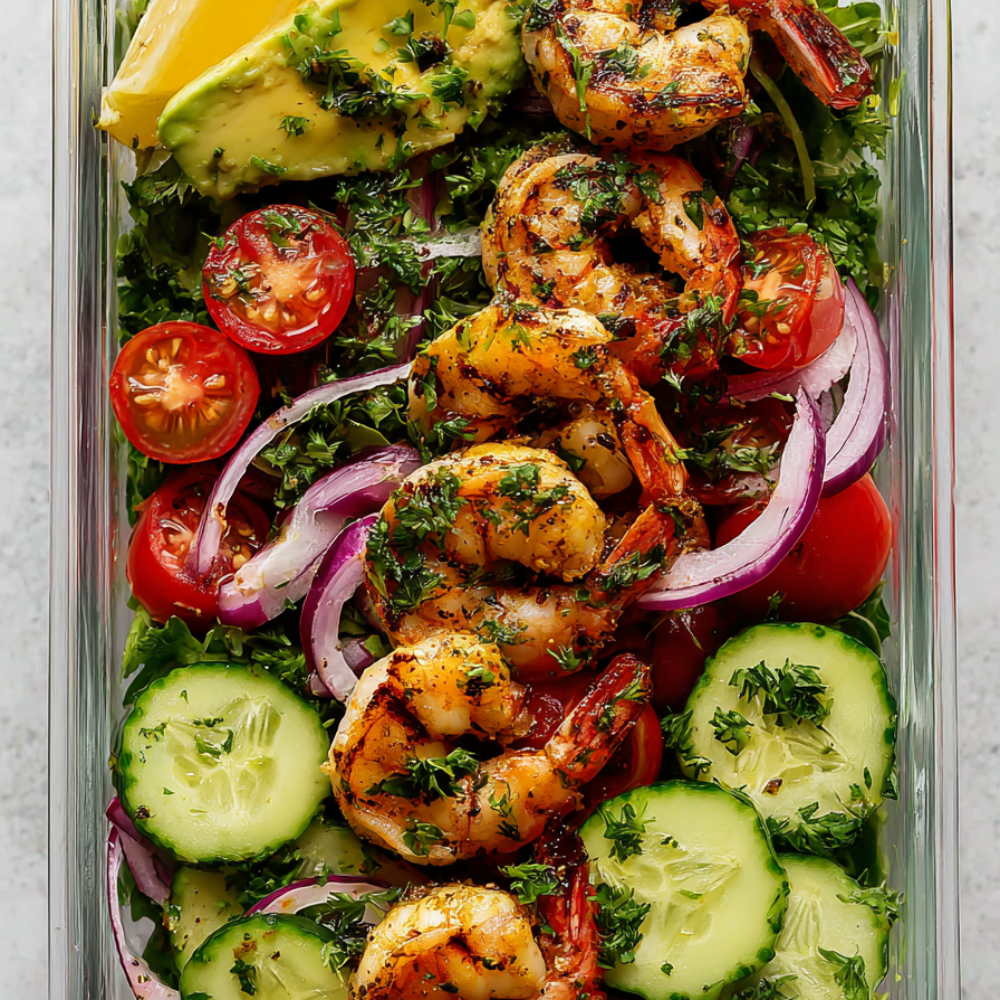 4. Lemon Herb Shrimp Salad