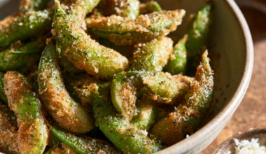 4. Parmesan & Italian Herb _Cheesy_ Edamame