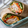 4. Turkey Hummus Wraps