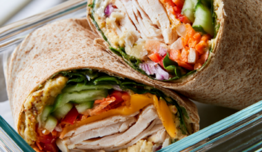 4. Turkey Hummus Wraps