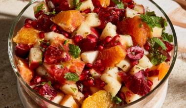 4. Winter Fruit Salad with Cranberry, Citrus & Pomegranate