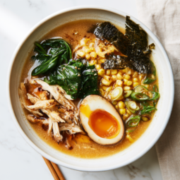 40g Protein Crockpot Ramen with shredded chicken