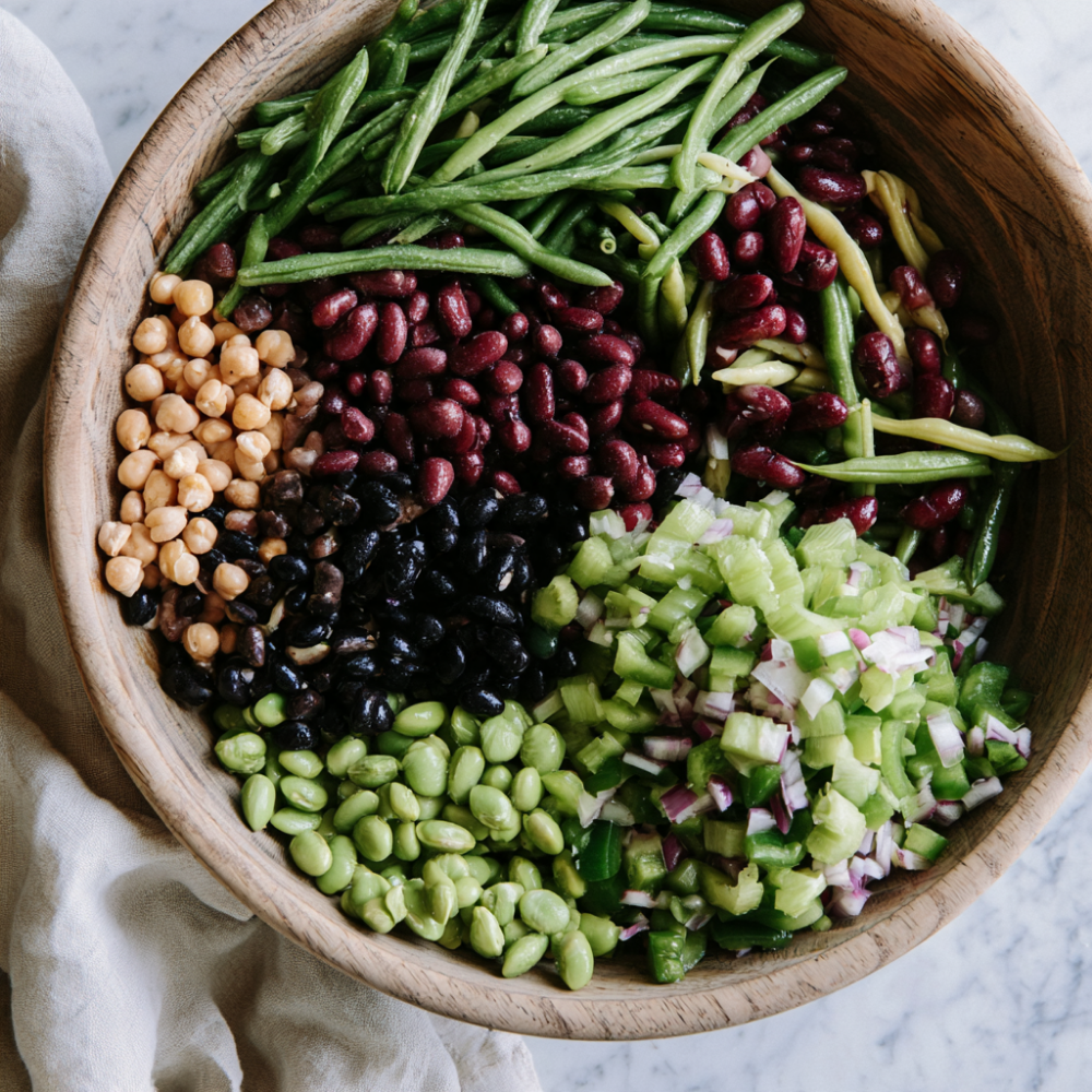 5-Bean Bean Salad Recipe-ingredients
