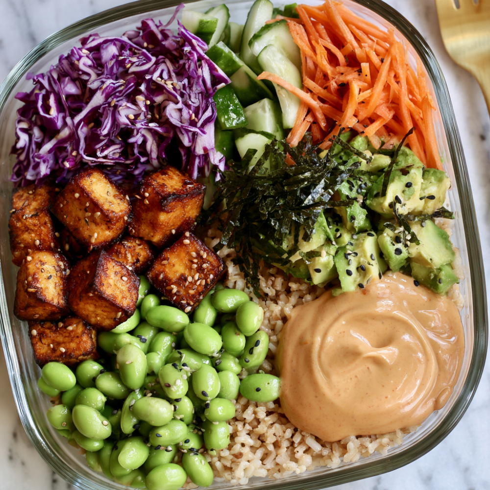 5. High-Protein Vegan Sushi Bowls