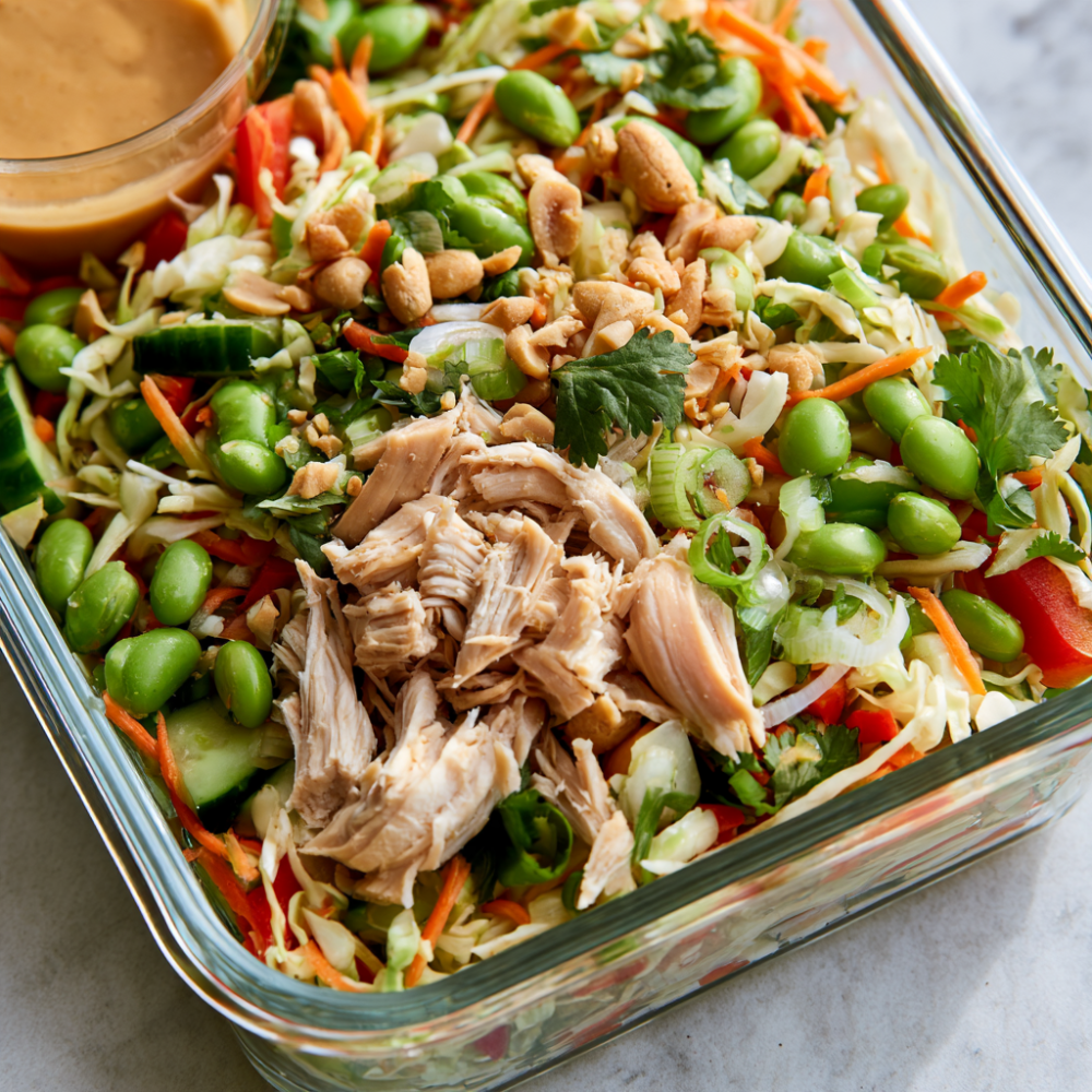 5. Peanut Chicken Crunch Salad