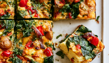 5. Sheet Pan Veggie Frittata