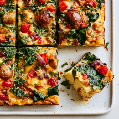 5. Sheet Pan Veggie Frittata