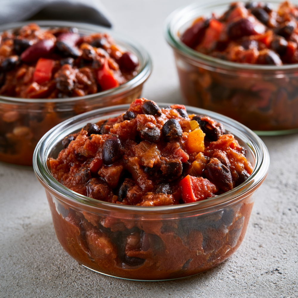 5. Three-Bean Vegetable Chili