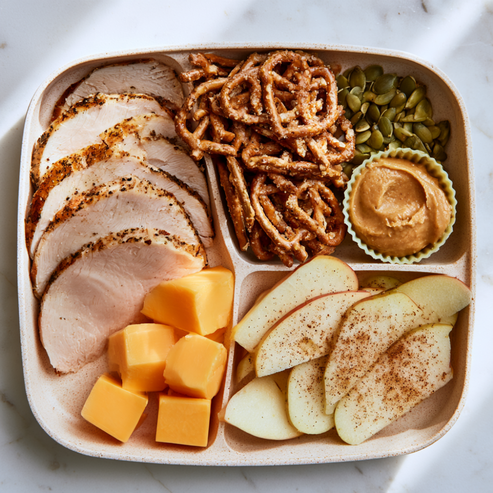5. Turkey, Cheddar & Apple Snack Box