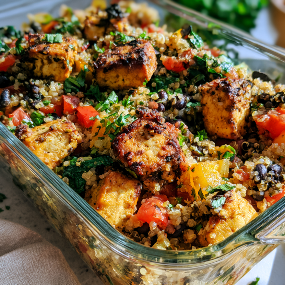 6. High-Protein Vegan Casserole