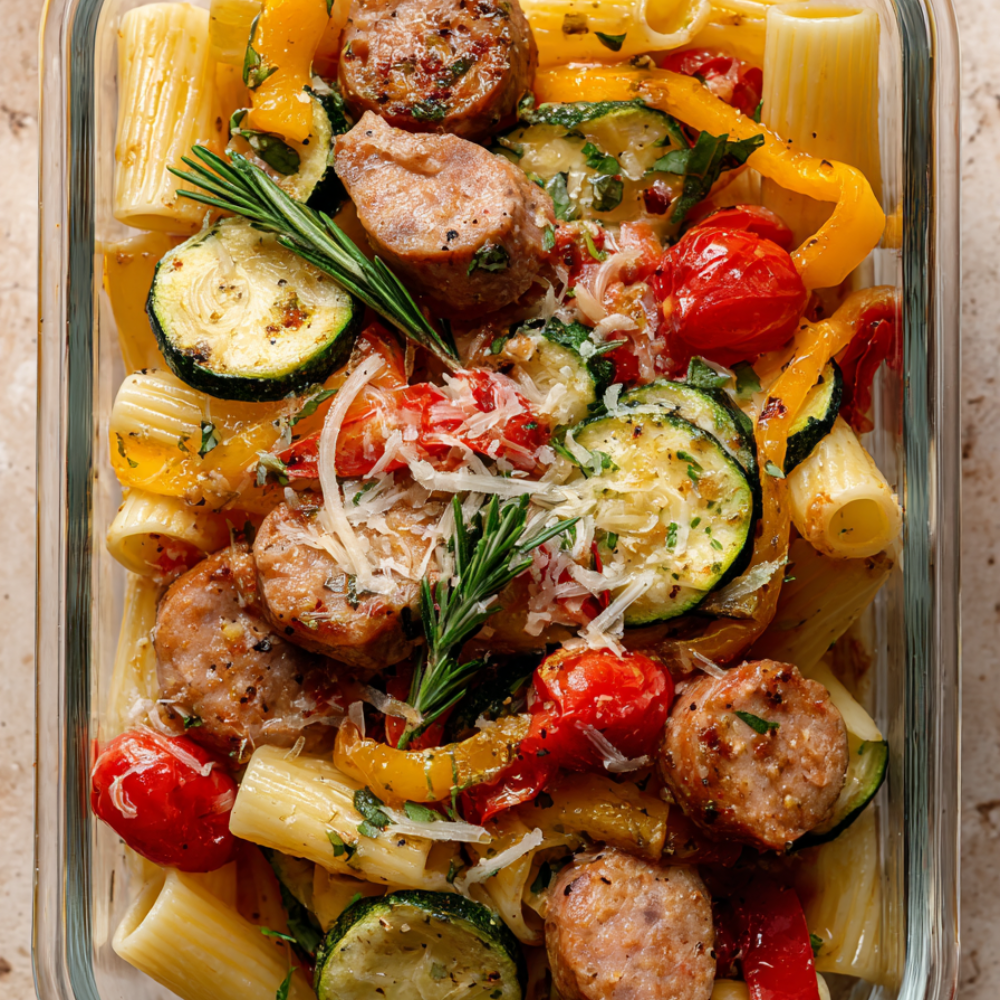 6. Sausage & Pepper Pasta