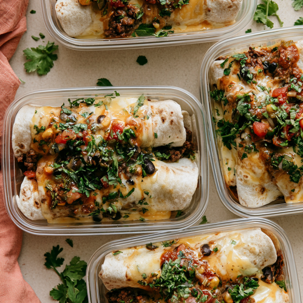 7. Ground Beef Enchilada Meal Prep