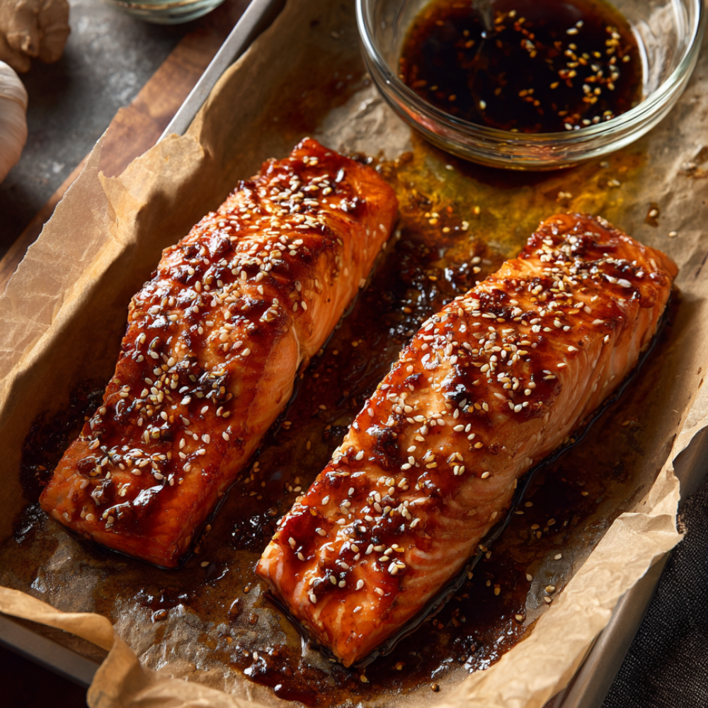 Baked Teriyaki Salmon