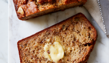 Banana Bread Recipe with 2 Bananas-Slices