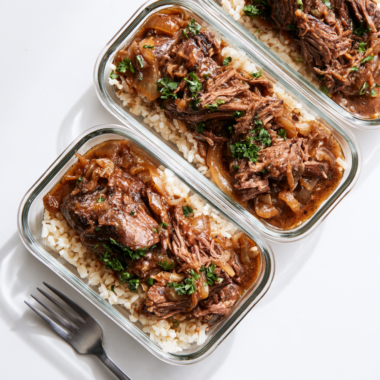 Beef Meal Prep_ French Onion Roast Meal Prep Containers