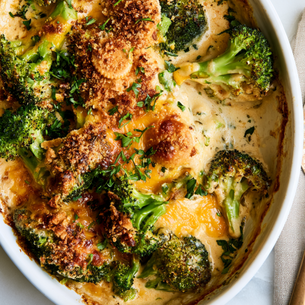 Broccoli Casserole Recipe-closeup