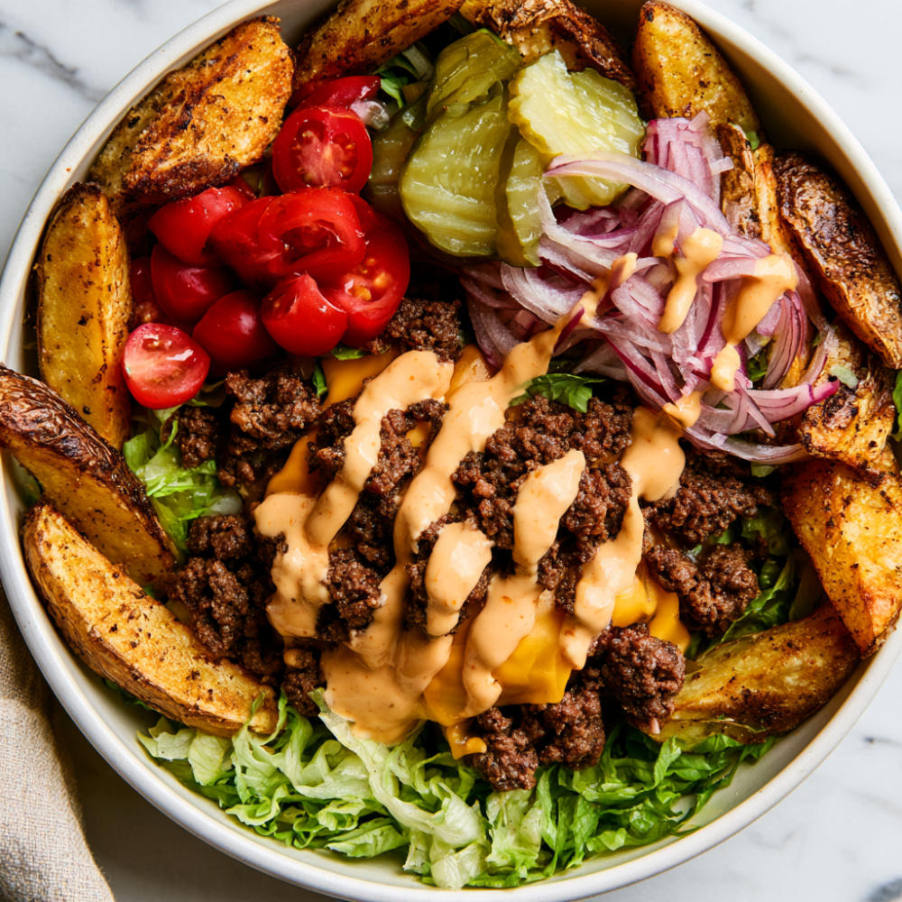 Burger Bowls Recipe With Ground Beef