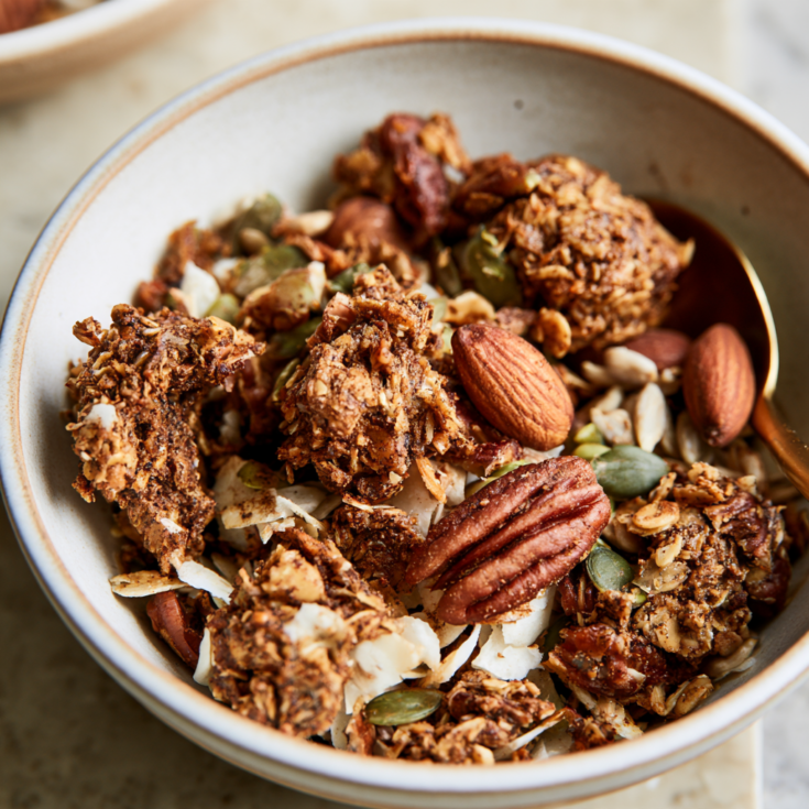 Chai-Spiced Protein Granola Clusters