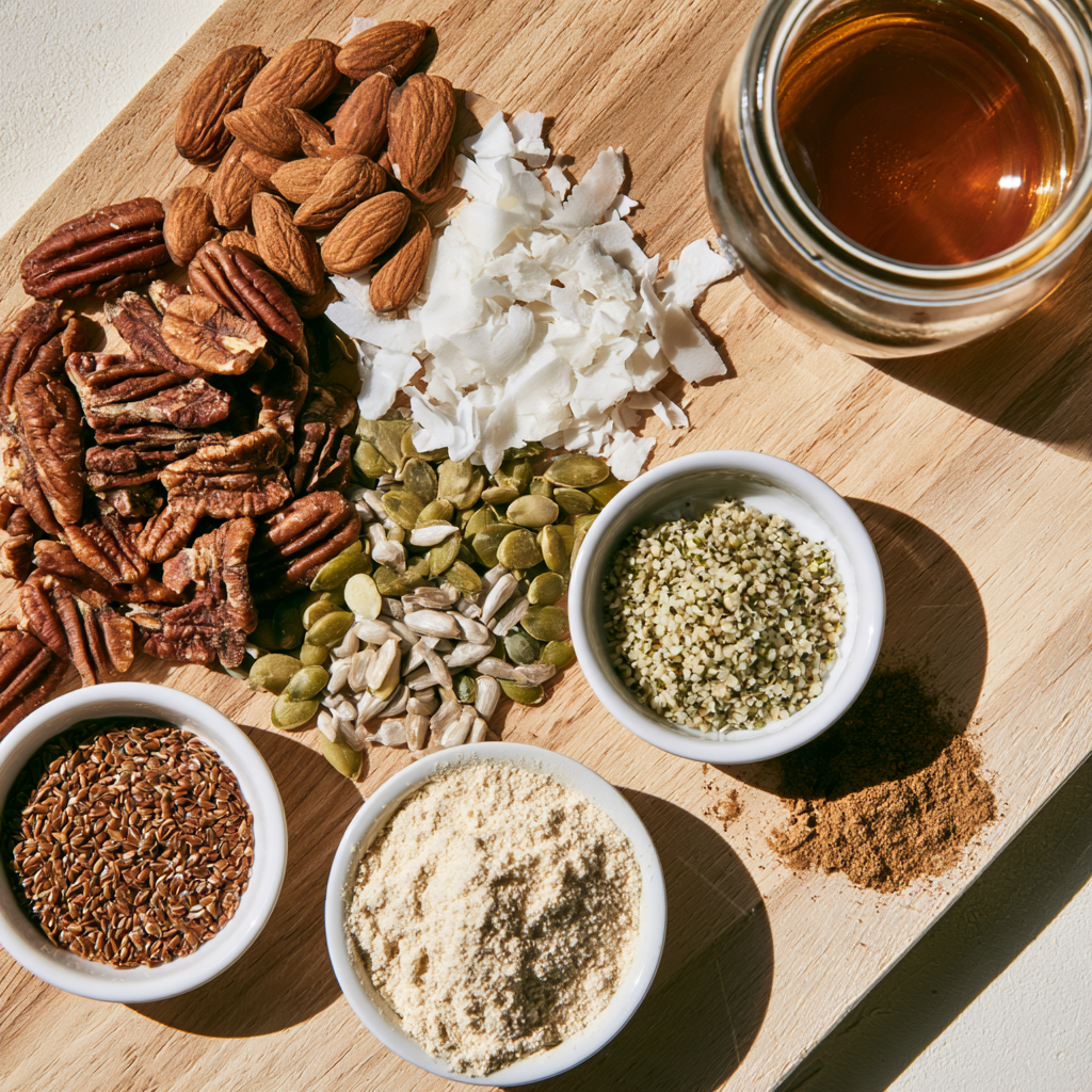 Chai-Spiced Protein Granola Clusters Ingredients