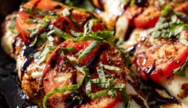 Chicken Caprese -skillet