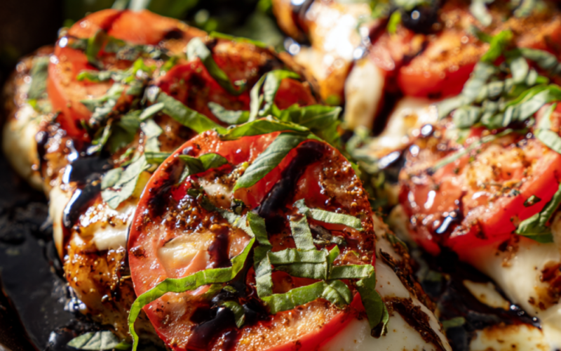 Chicken Caprese -skillet
