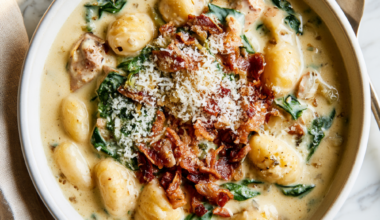 Chicken Gnocchi Soup Recipe-Served