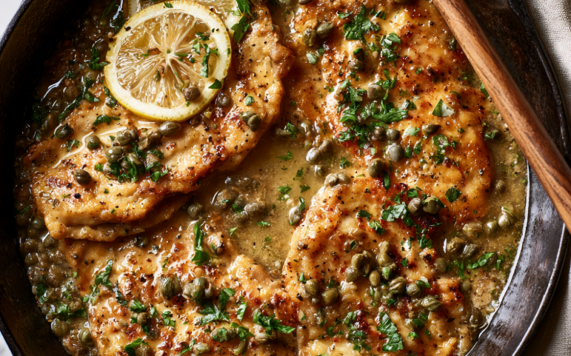 Chicken Piccata-One Pan