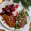 Christmas Beetroot Salad with Crispy Chickpeas and Feta