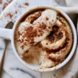 Cinnamon Roll Protein Mug Cake-with Toppings
