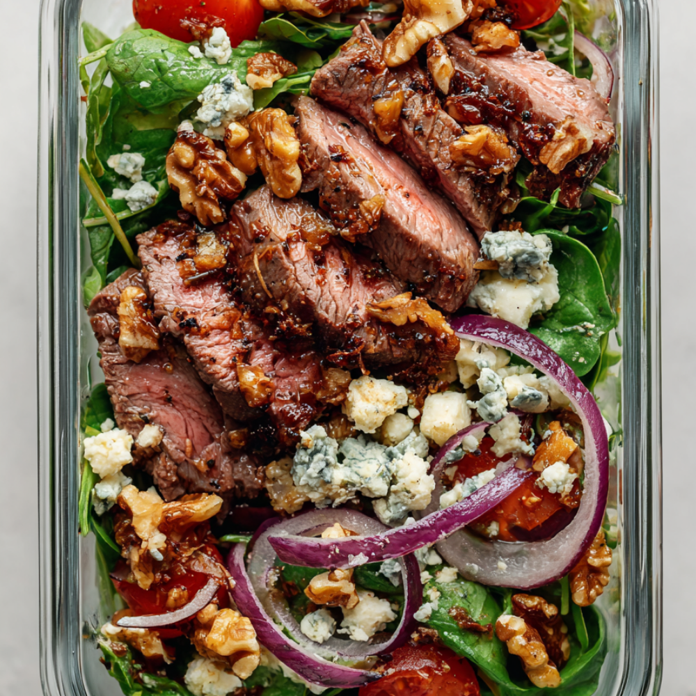Classic Steak Salad with Blue Cheese & Walnuts