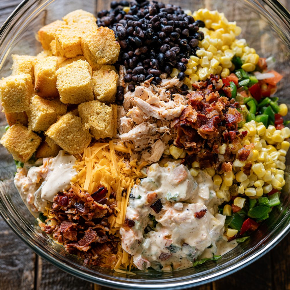 Cornbread Salad-ingredients