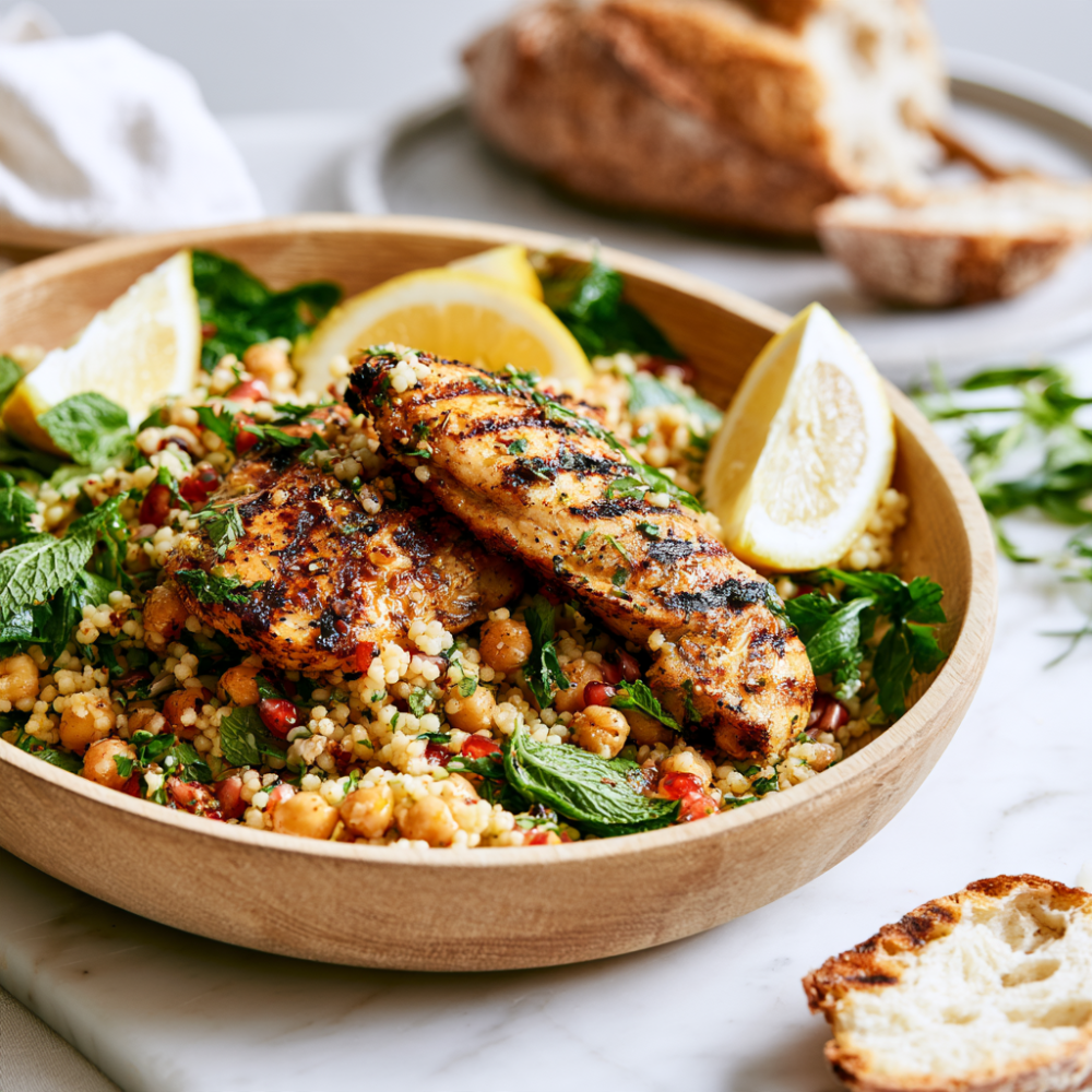 Couscous Salad with chicken