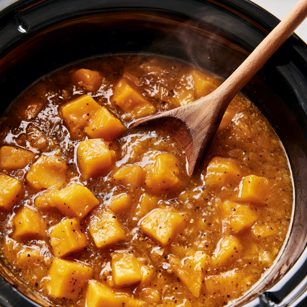 Creamy Crockpot Butternut Squash Soup