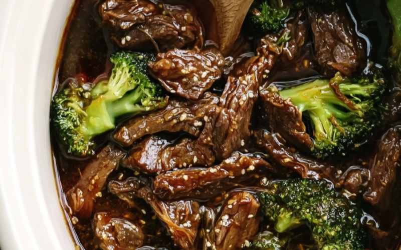 Crockpot Beef and Broccoli