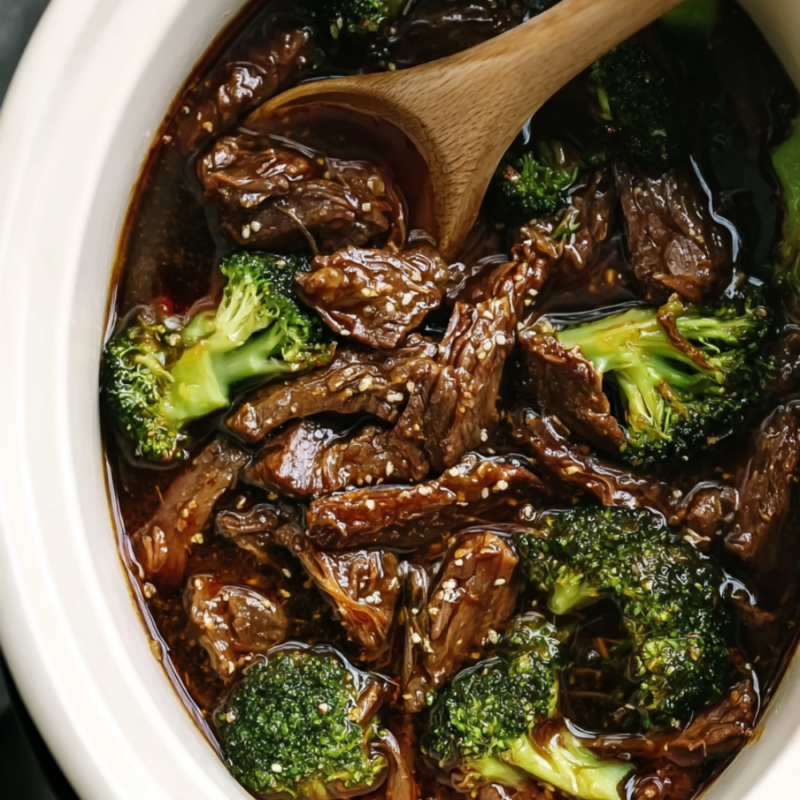 Crockpot Beef and Broccoli