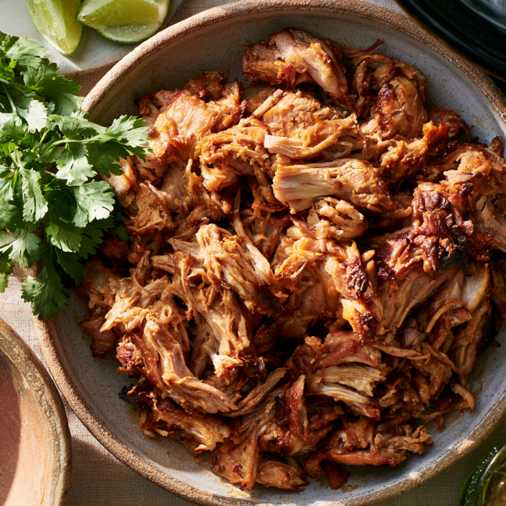 Crockpot Boston Button Recipes_ Fall-Apart Pork Carnitas-served