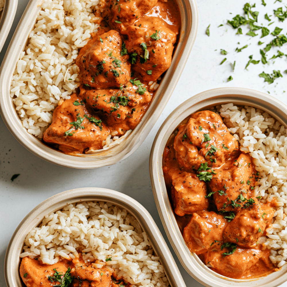 Crockpot Butter Chicken-meal prep