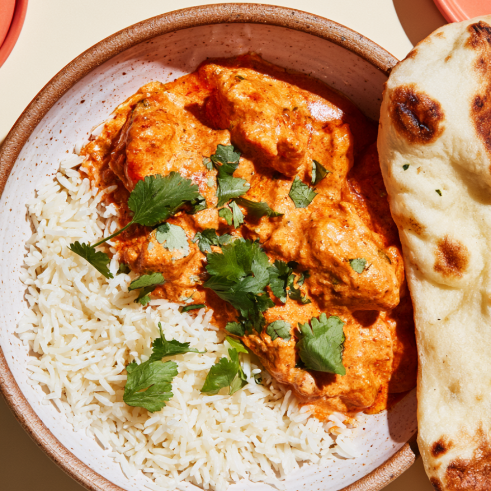 Crockpot Butter Chicken-serving ideas