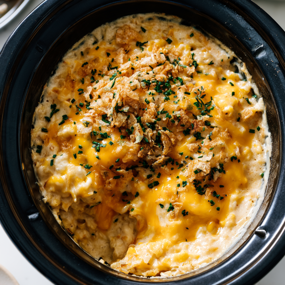 Crockpot Cheesy Potatoes