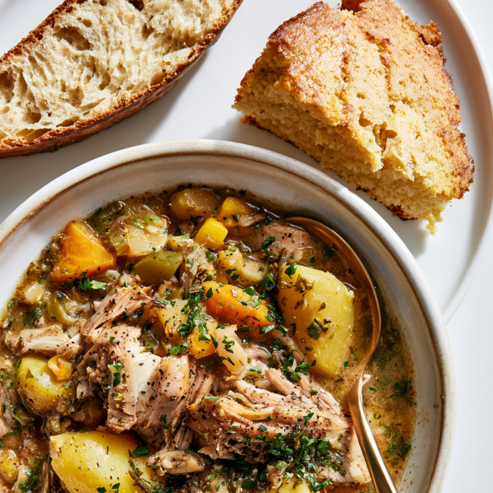Crockpot Chicken Stew-serving suggestions