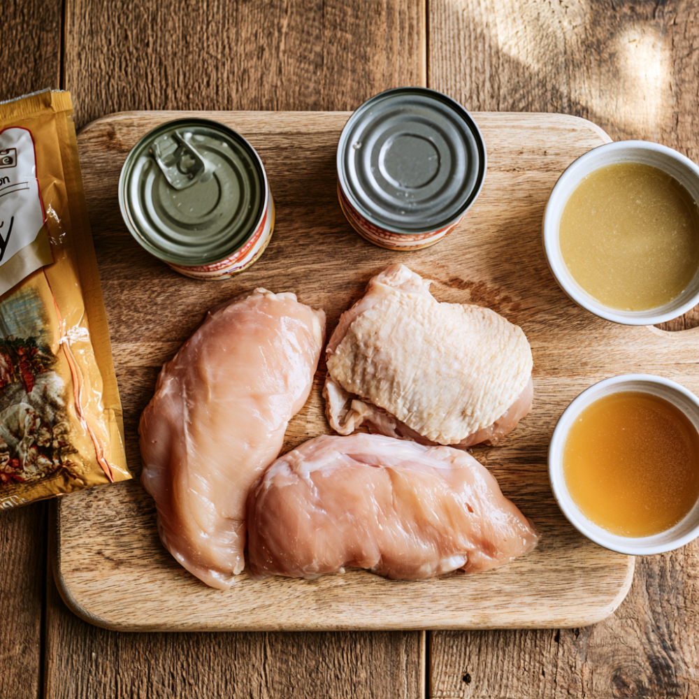 Crockpot Chicken and Gravy Ingredients