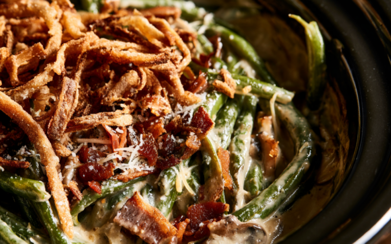 Crockpot Green Bean Casserole