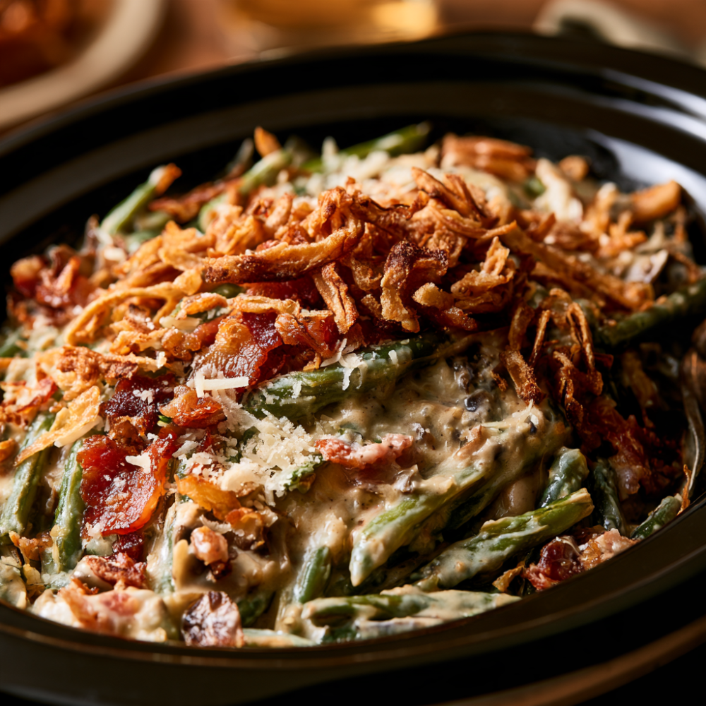 Crockpot Green Bean Casserole-slow cooker