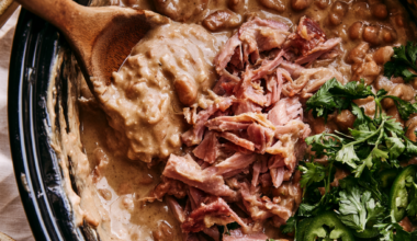 Crockpot Ham and Beans Slow Cooker