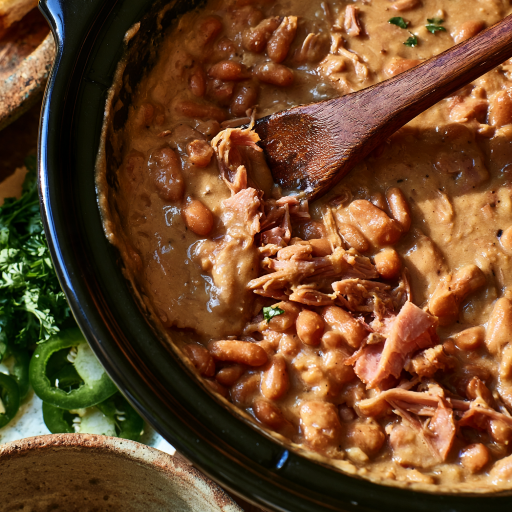 Crockpot Ham and Beans