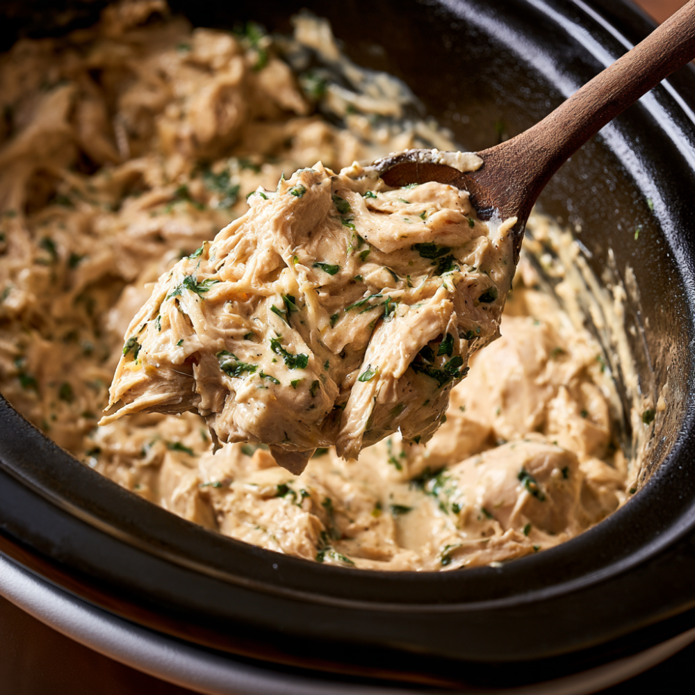 Crockpot Olive Garden Chicken Pasta-Slow Cooker