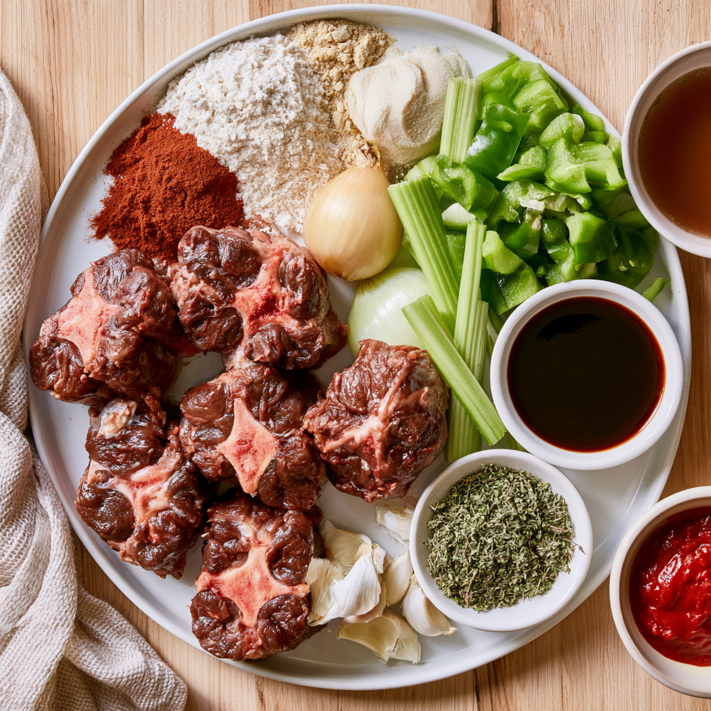Crockpot Oxtail Recipe Ingredients