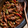 Crockpot Pepper Steak-slow cooker