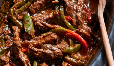 Crockpot Pepper Steak-slow cooker